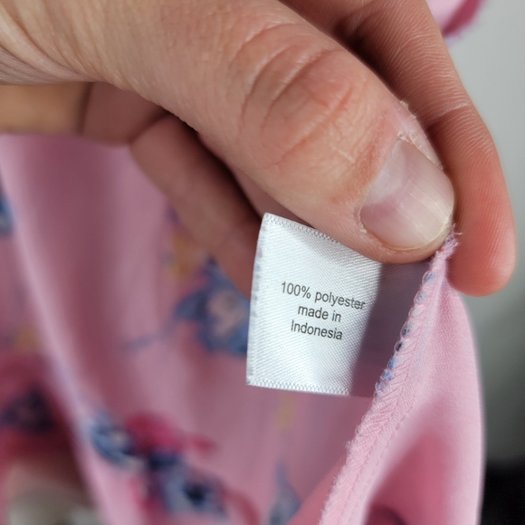 Lane Bryant Pastel Pink Floral Flowy Loose Fit Womens 18 20 Kimono - Picture 4 of 7